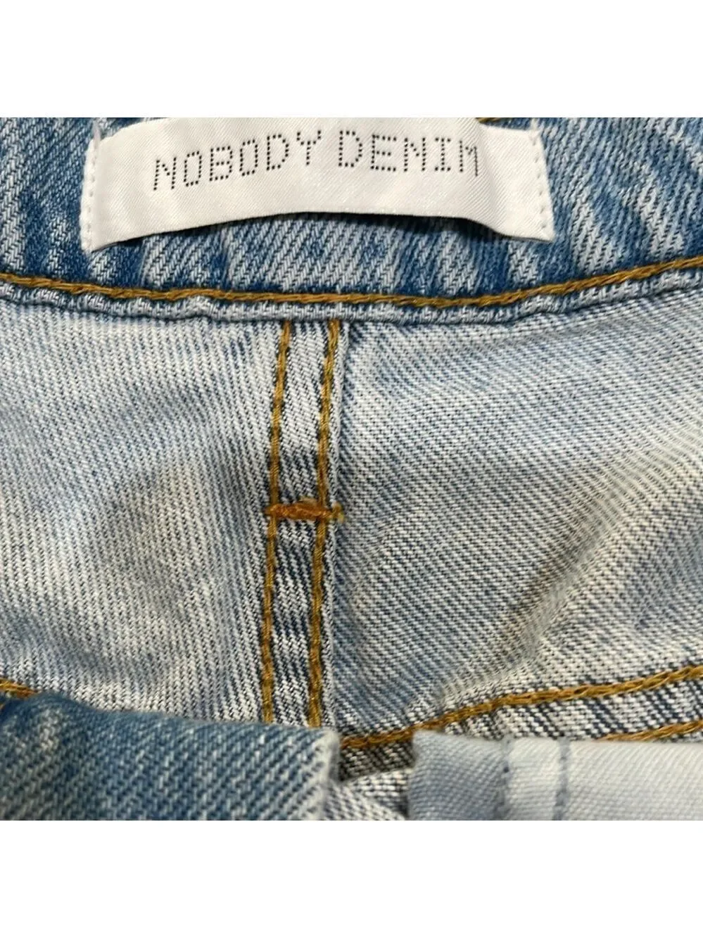 Nobody‎ Denim X Revolve Boho Distressed Denim Cut Off Shorts SZ 32 Blessed